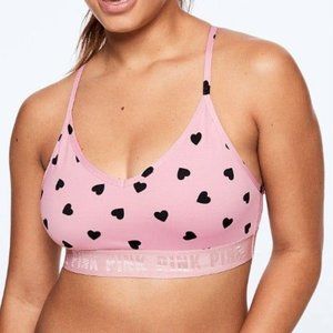 Ultimate lightly lined sports bra, VS Pink Hearts